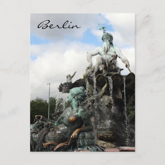 Neptunbrunnen Postkarte (Vorderseite)