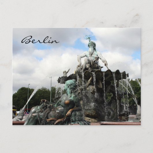 Neptunbrunnen Postkarte (Vorderseite)
