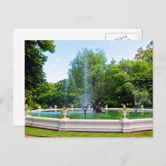 Neptune Fountain Postkarte (Vorne/Hinten)