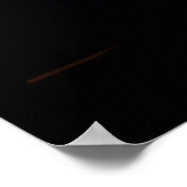 Neptune Luxury Space Editorial Graphic Poster (Ecke)
