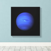 Neptune NASA Planet Leinwanddruck (Insitu (Holzboden))