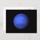 Neptune NASA Planet Postkarte (Vorne/Hinten)