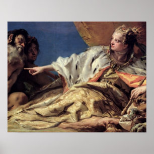 Neptune offering gifts to Venice (ceiling fresco) Poster