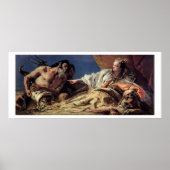 Neptune offering gifts to Venice (ceiling fresco) Poster (Vorne)