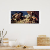 Neptune offering gifts to Venice (ceiling fresco) Poster (Küche)