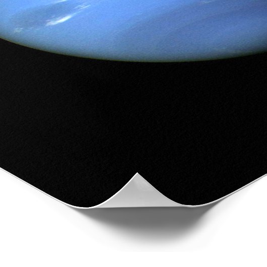 Neptune planet NASA Poster (Ecke)