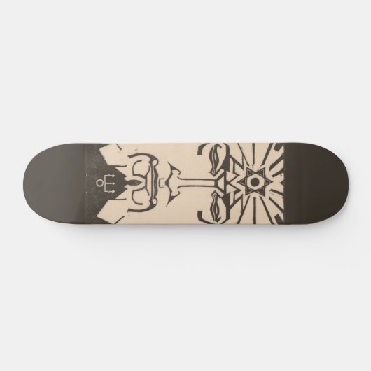 Neptune Poseidon-Gott der Griechisch-Mythologie Skateboard (Horizontal)