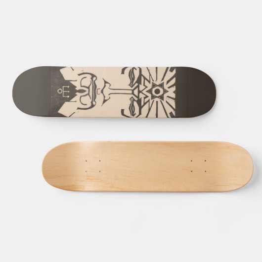 Neptune Poseidon-Gott der Griechisch-Mythologie Skateboard (Horizontal)