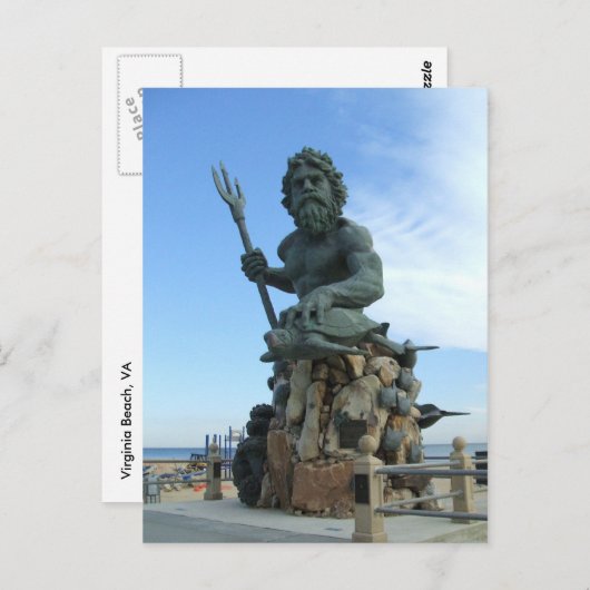 Neptune Postkarte (Vorne/Hinten)