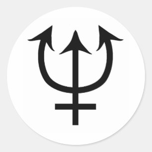 NEPTUNE RUNDER AUFKLEBER