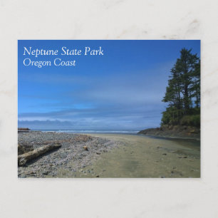 Neptune Staat Park, OR Postkarte