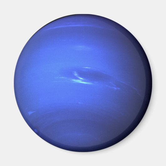 Neptune Surface Foto Blue Magnet (Vorne)