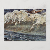 Neptune'S Horses By Crane Walter Postkarte
