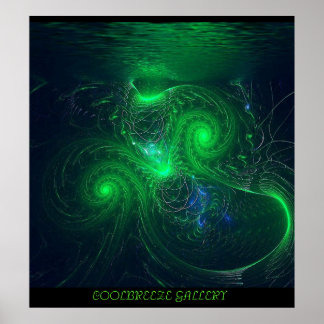 NEPTUNES TIEFES MEERESDOMAIN POSTER