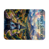 Neptunes Treppe Schottland Magnet (Horizontal)