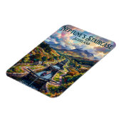 Neptunes Treppe Schottland Magnet (Linke Seite)