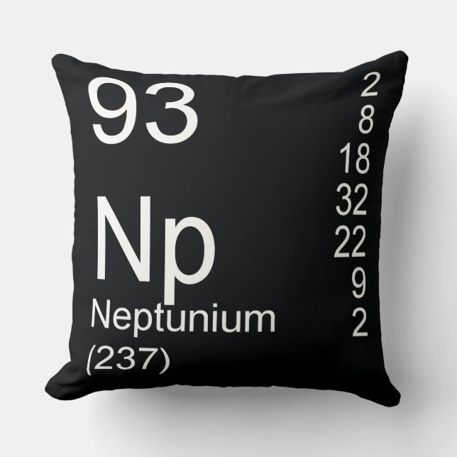 Neptunium Kissen (Vorderseite)