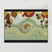 Neptun's MOONS - Abstrakt Postkarte (Vorderseite)