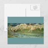 Neptuns Pferde Postkarte (Vorne/Hinten)
