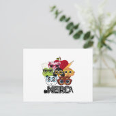 Nerd 3 postkarte (Stehend Vorderseite)