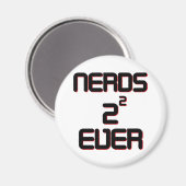 Nerd 4 je magnet (Vorderseite/Rückseite)