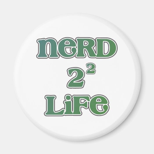 Nerd 4 Leben Magnet (Vorne)
