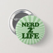 Nerd 4 Lebensdauer Button (Vorne & Hinten)