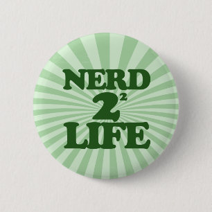 Nerd 4 Lebensdauer Button