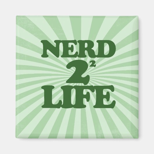 Nerd 4 Lebensdauer Magnet (Vorne)