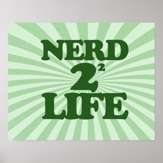 Nerd 4 Lebensdauer Poster (Vorne)
