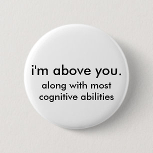 Nerd-Achtung Knopf Button