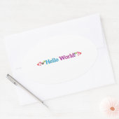 Nerd Baby Goods Ovaler Aufkleber (Umschlag)