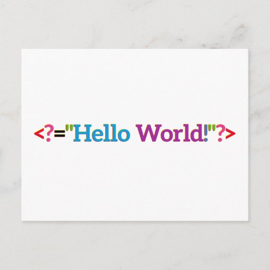 Nerd Baby Goods Postkarte (Vorderseite)