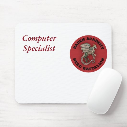 Nerd-Bataillon "Computer Specialist" Mousepad (Mit Mouse)