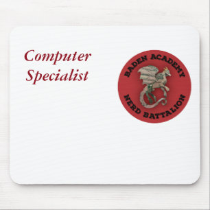 Nerd-Bataillon "Computer Specialist" Mousepad