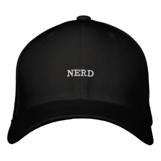 Nerd bestickter Baseballhut Bestickte Baseballkappe