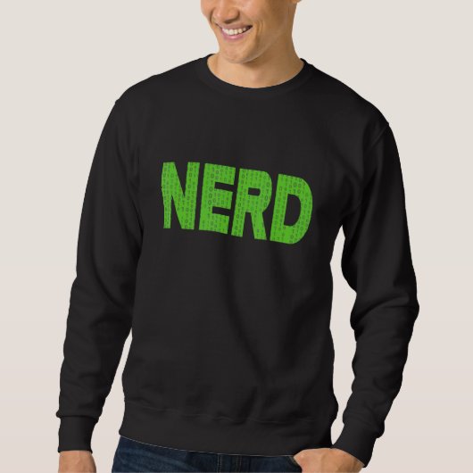Nerd-Binärkode-Programmierer Entwicklereinheit Sweatshirt (Vorderseite)