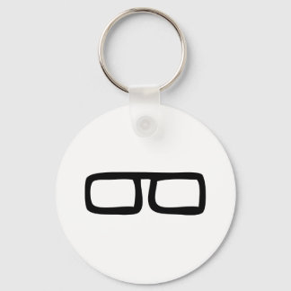 Nerd-Brille Schlüsselanhänger