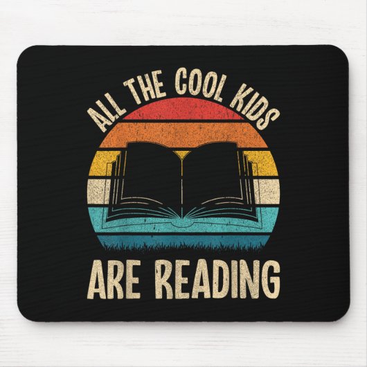 Nerd Buchbibliothek für lustige Lesebücher Mousepad (Vorne)