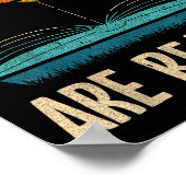 Nerd Buchbibliothek für lustige Lesebücher Poster (Ecke)