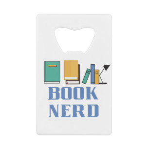Nerd buchen geldbeutel flaschenöffner