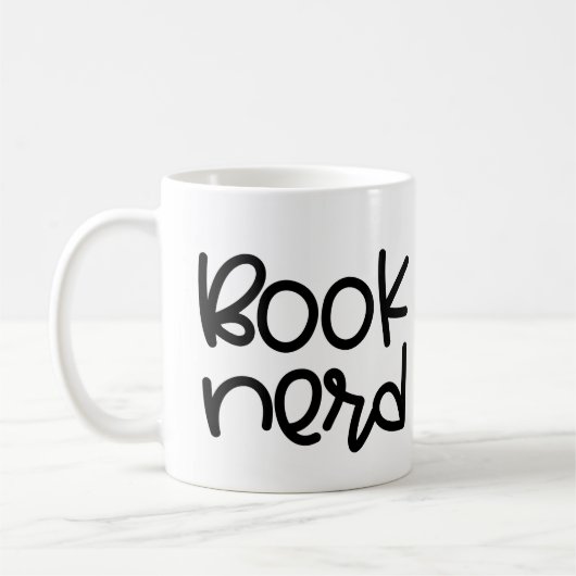 Nerd buchen kaffeetasse (Links)