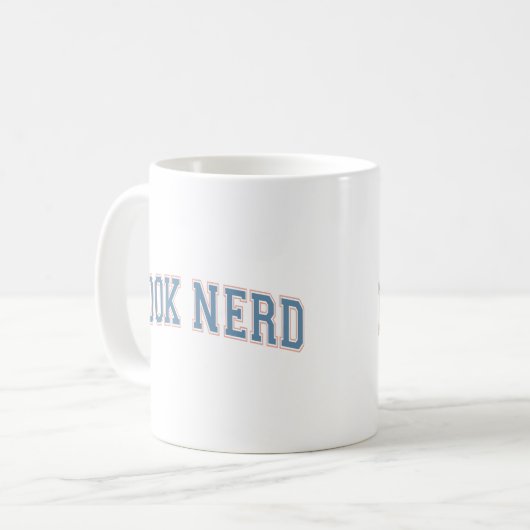 Nerd buchen kaffeetasse (Vorderseite Links)