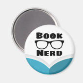 Nerd buchen magnet (Vorderseite/Rückseite)