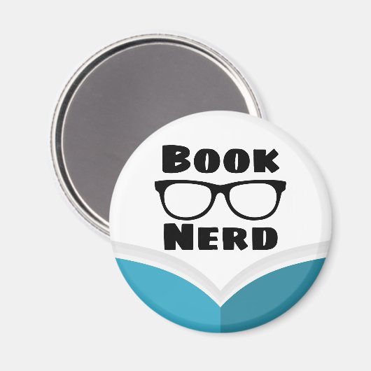 Nerd buchen magnet (Vorderseite/Rückseite)