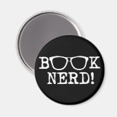 Nerd buchen magnet (Vorderseite/Rückseite)