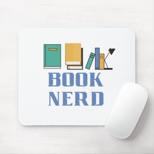 Nerd buchen mousepad (Mit Mouse)