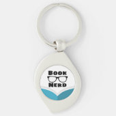 Nerd buchen schlüsselanhänger (Vorderseite)