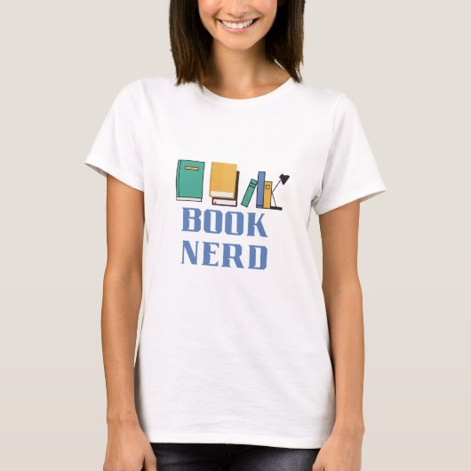 Nerd buchen T-Shirt (Vorderseite)