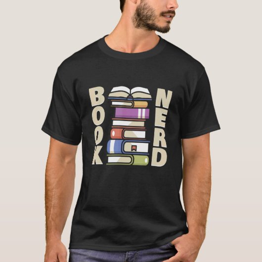 Nerd buchen T-Shirt (Vorderseite)